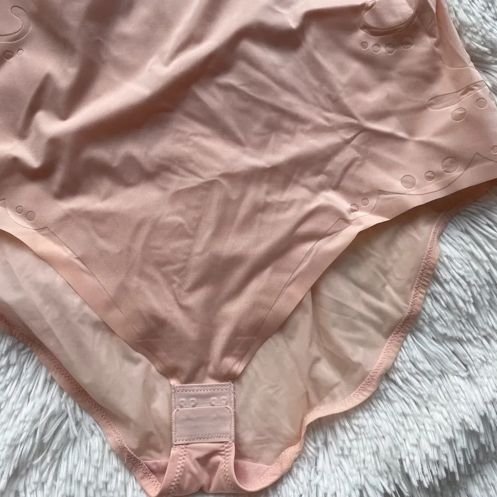 SPANX Haute Contour Deco Sweetheart Pink Panty Bodysuit 38C - Picture 7 of 10